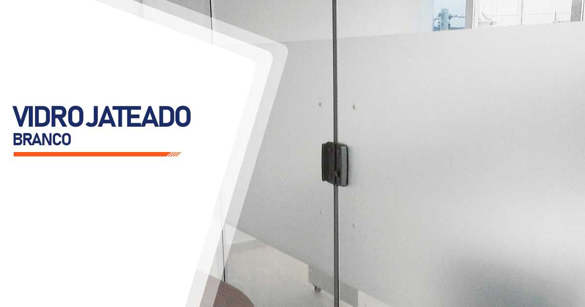 Vidro Jateado Branco Agudos